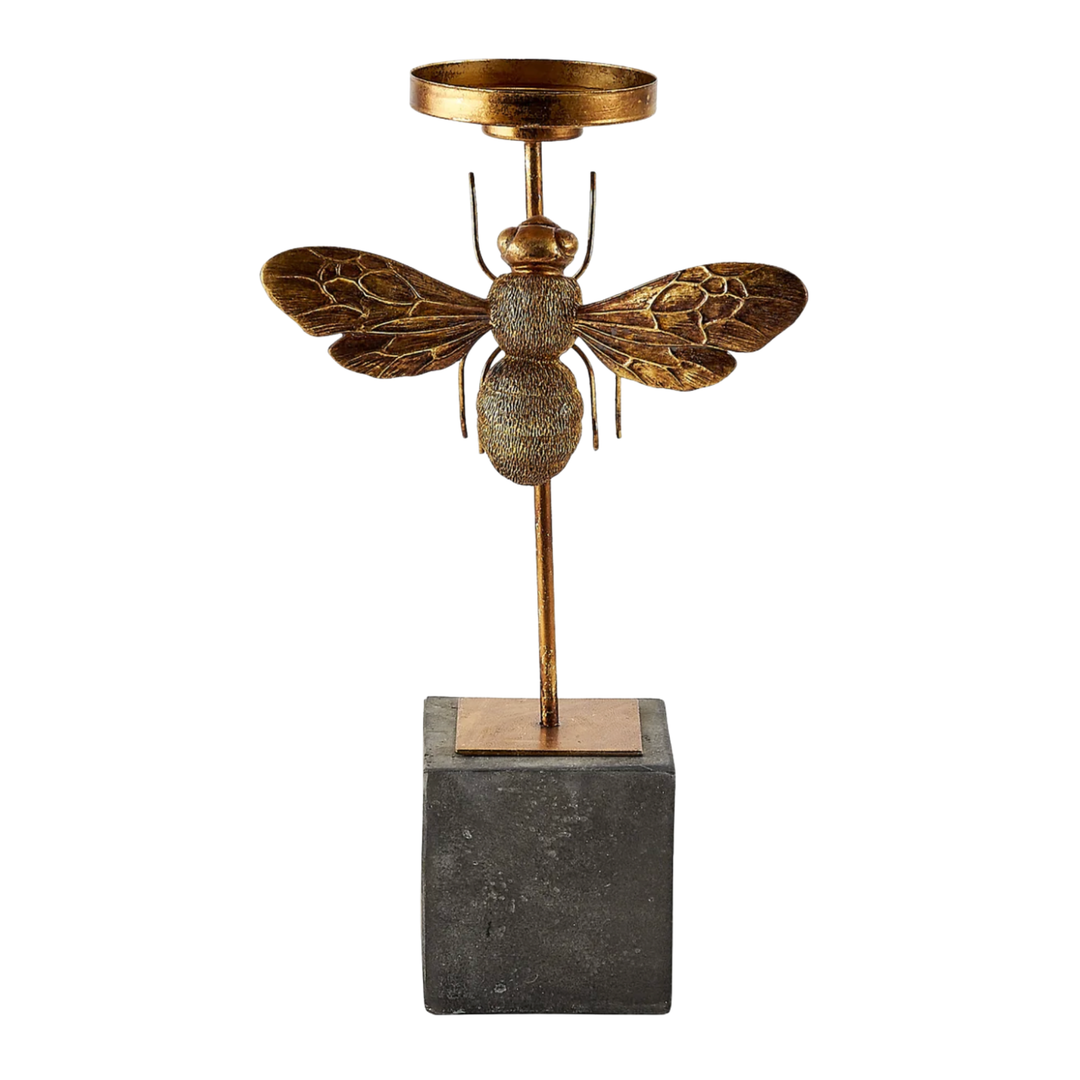 180 DEGREES Bee Metal Candle Holder Default Title