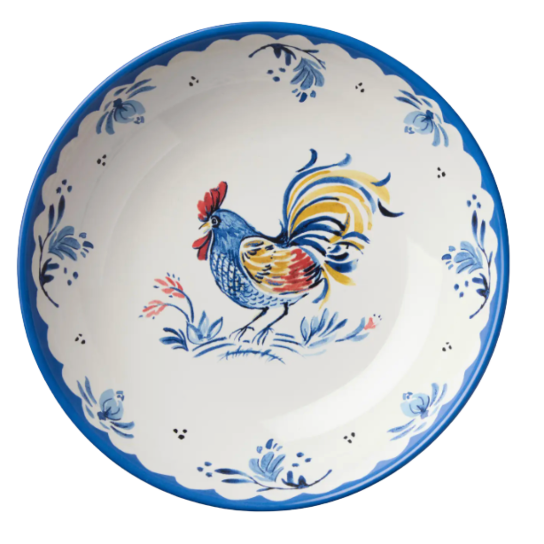CERTIFIED INTERNATIONAL French Rooster Serving Bowl