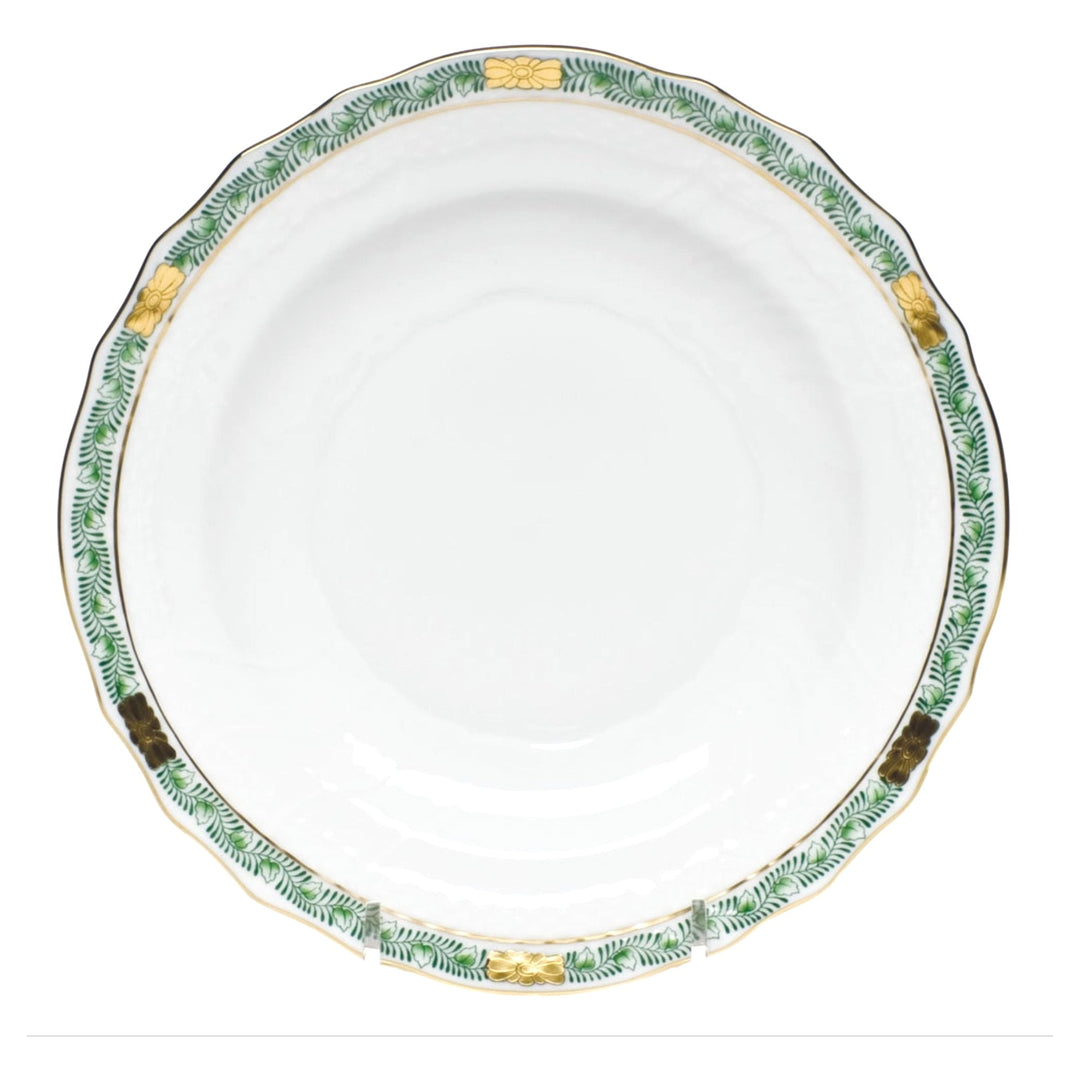 HEREND Chinese Garland Green Salad Plate