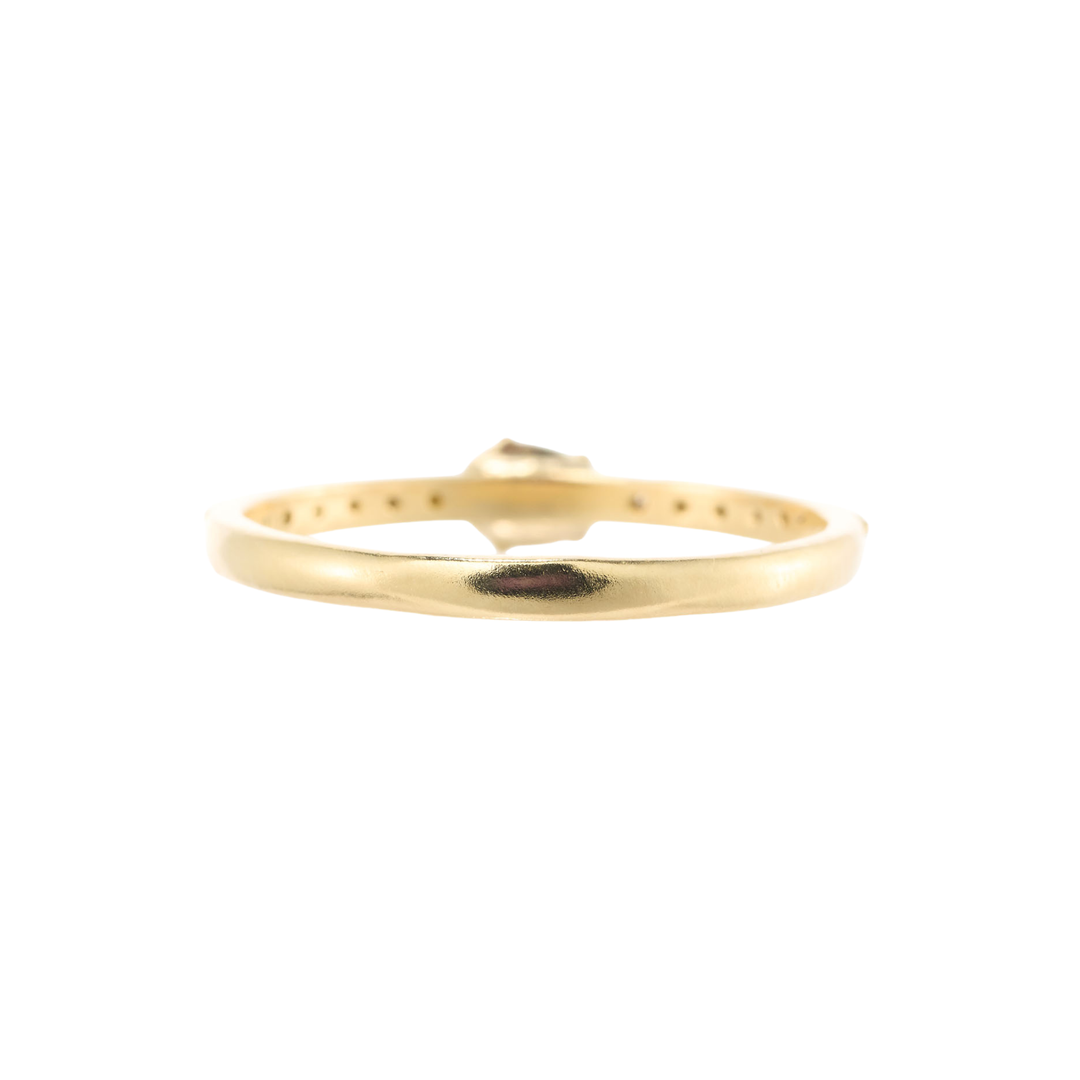 ARMENTA Rhodolite Garnet Stack Yellow Gold Ring