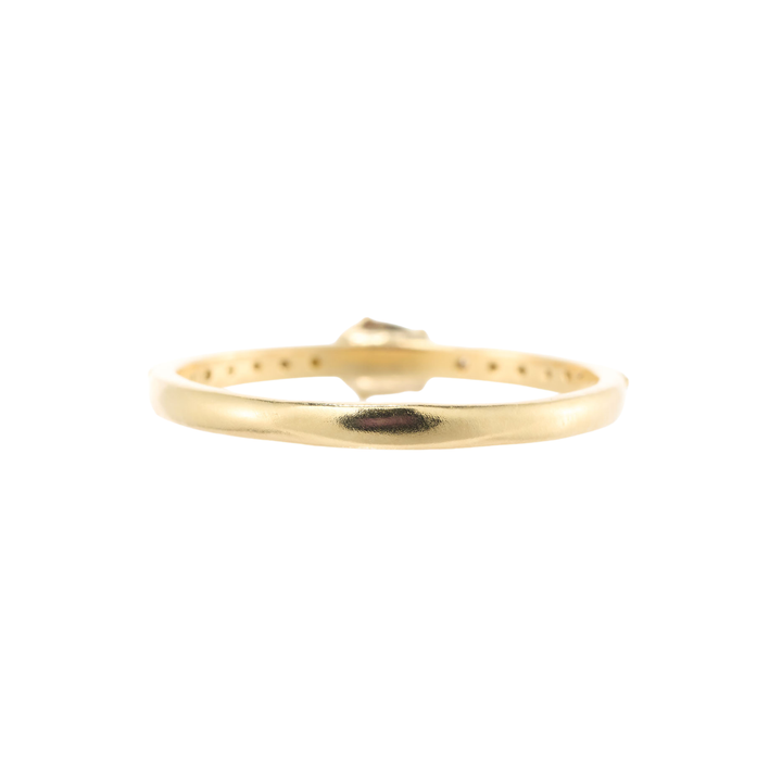 ARMENTA Rhodolite Garnet Stack Yellow Gold Ring