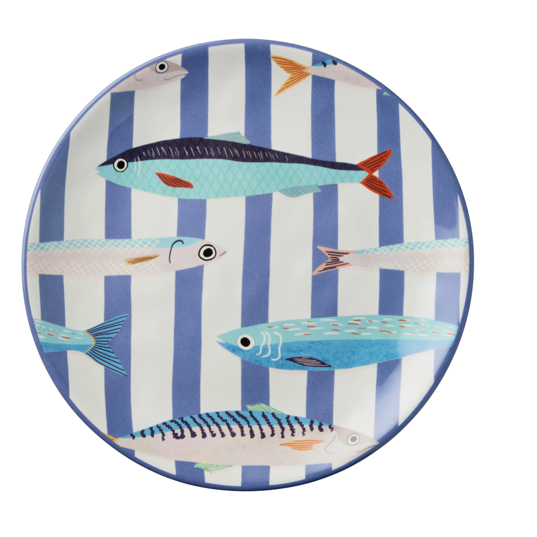 CERTIFIED INTERNATIONAL Something Fishy Salad Plate Default Title