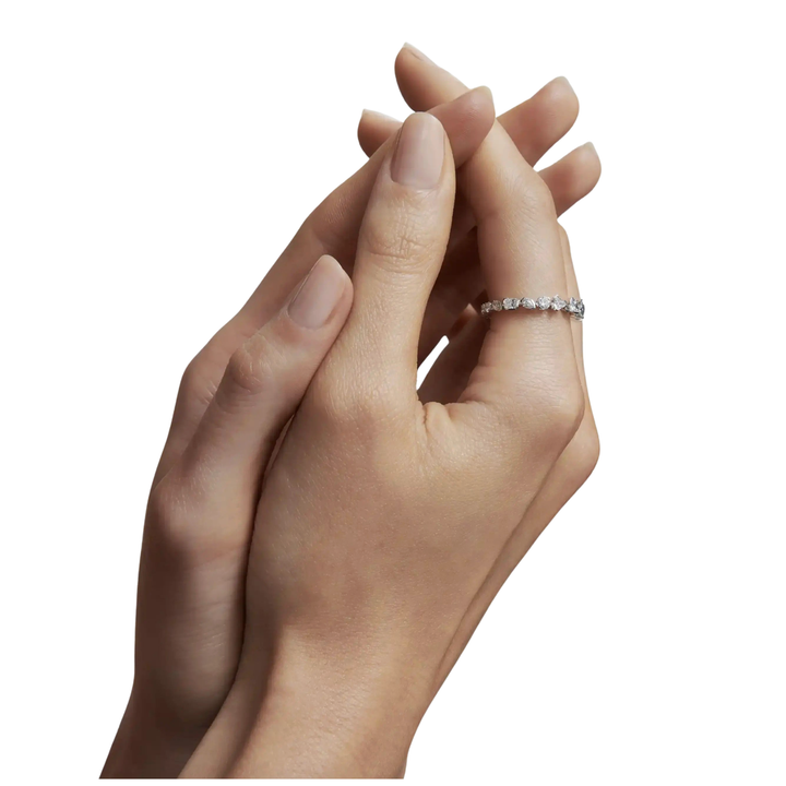 UNSAID Meta 18K White Gold Diamond Eternity Ring