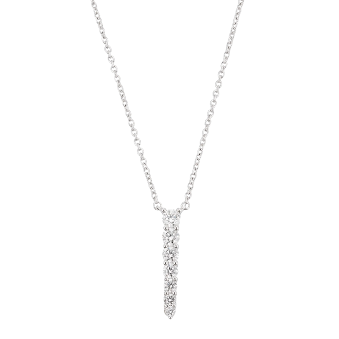 MEMOIRE 18K White Gold Identity Pendant