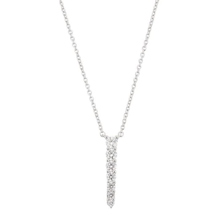 MEMOIRE 18K White Gold Identity Pendant