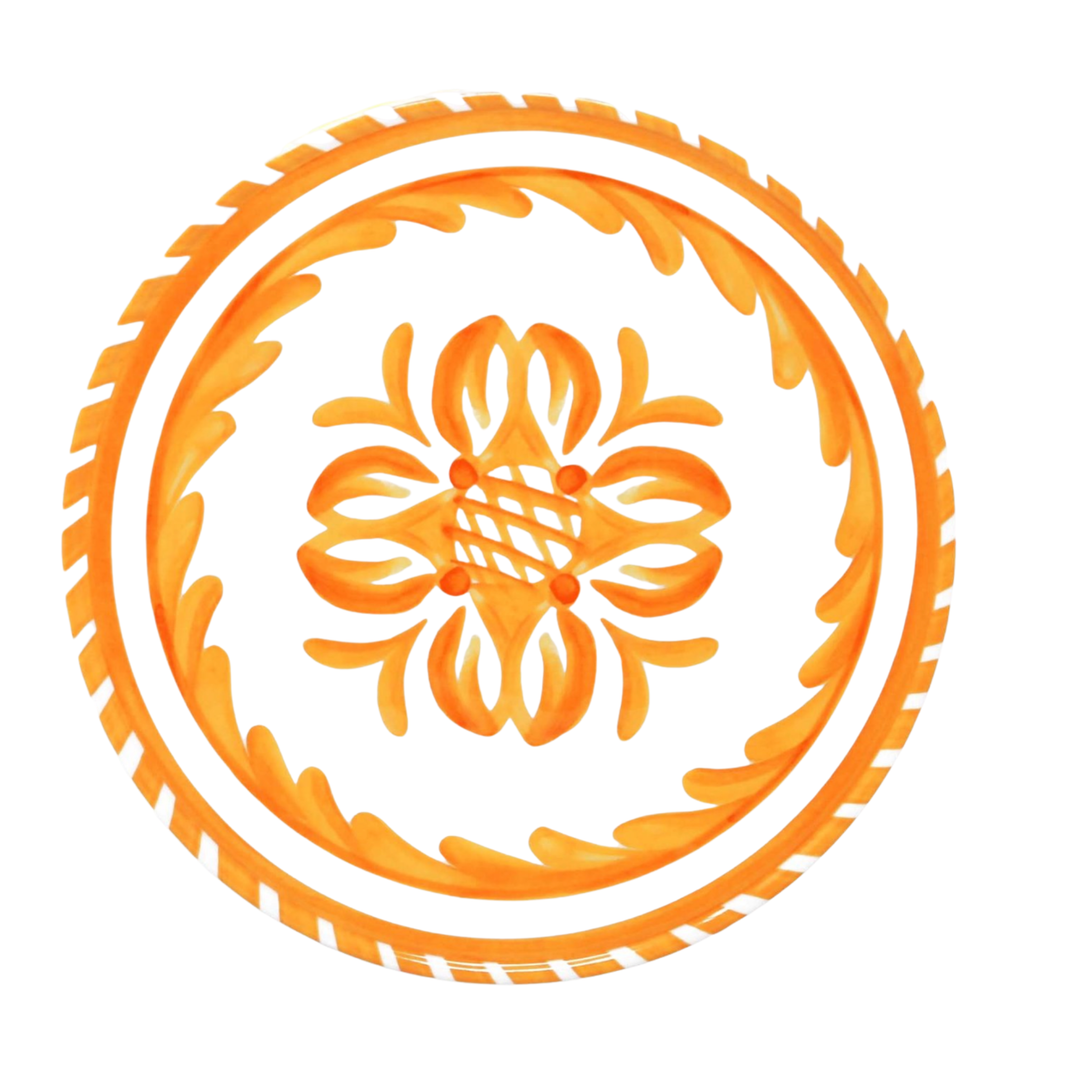 LE CADEAUX Sicily Orange Appetizer Plate