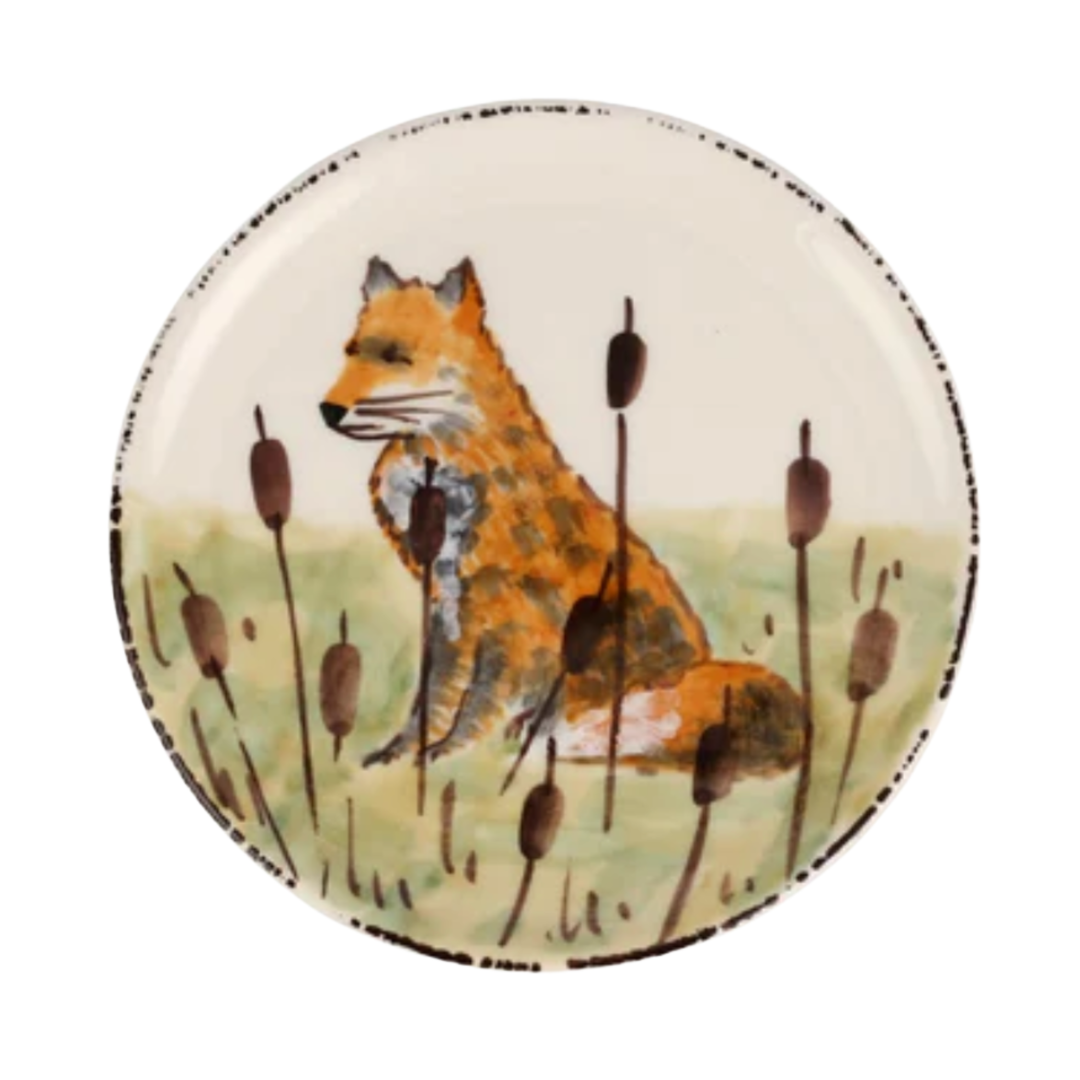 VIETRI Wildlife Fox Canape Plate Default Title