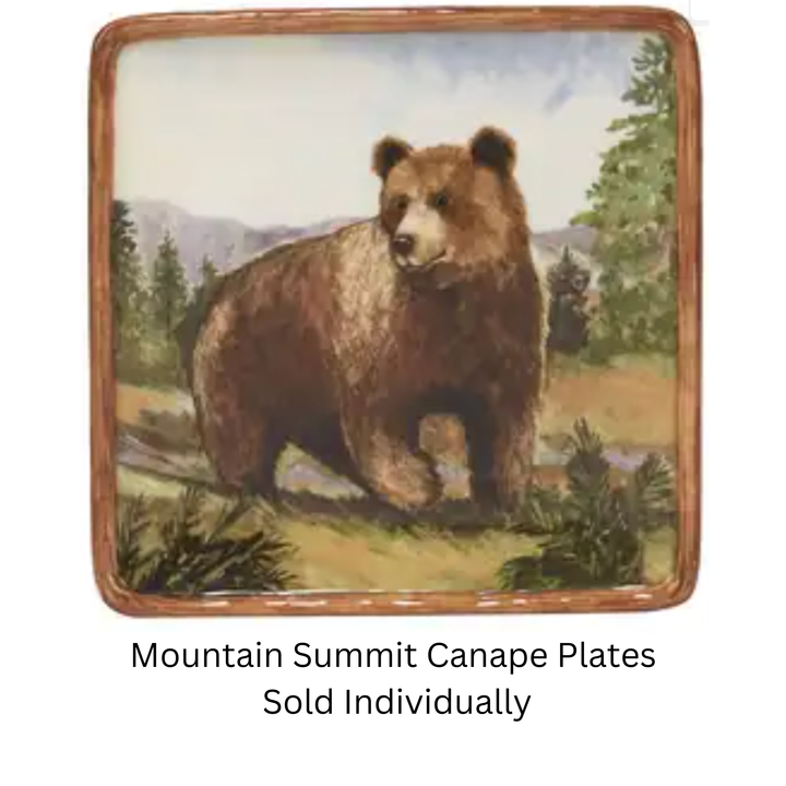 CERTIFIED INTERNATIONAL Individually Sold Canape Plates