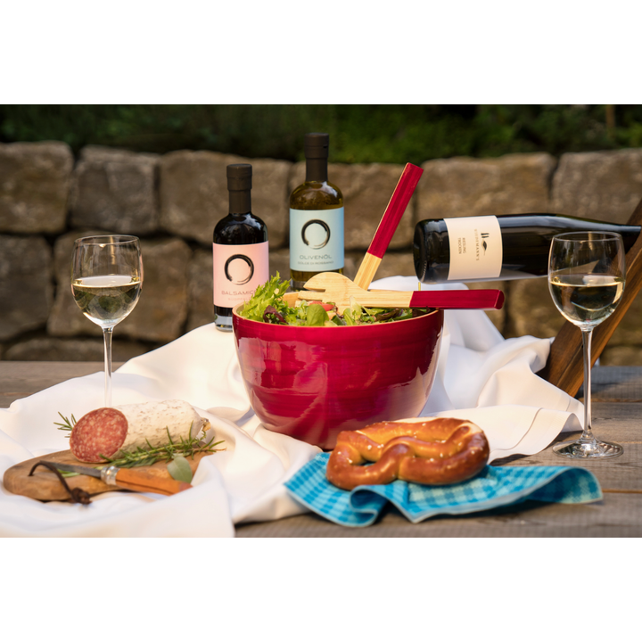 ALBERT L. Yellow Bamboo Serving Bowl