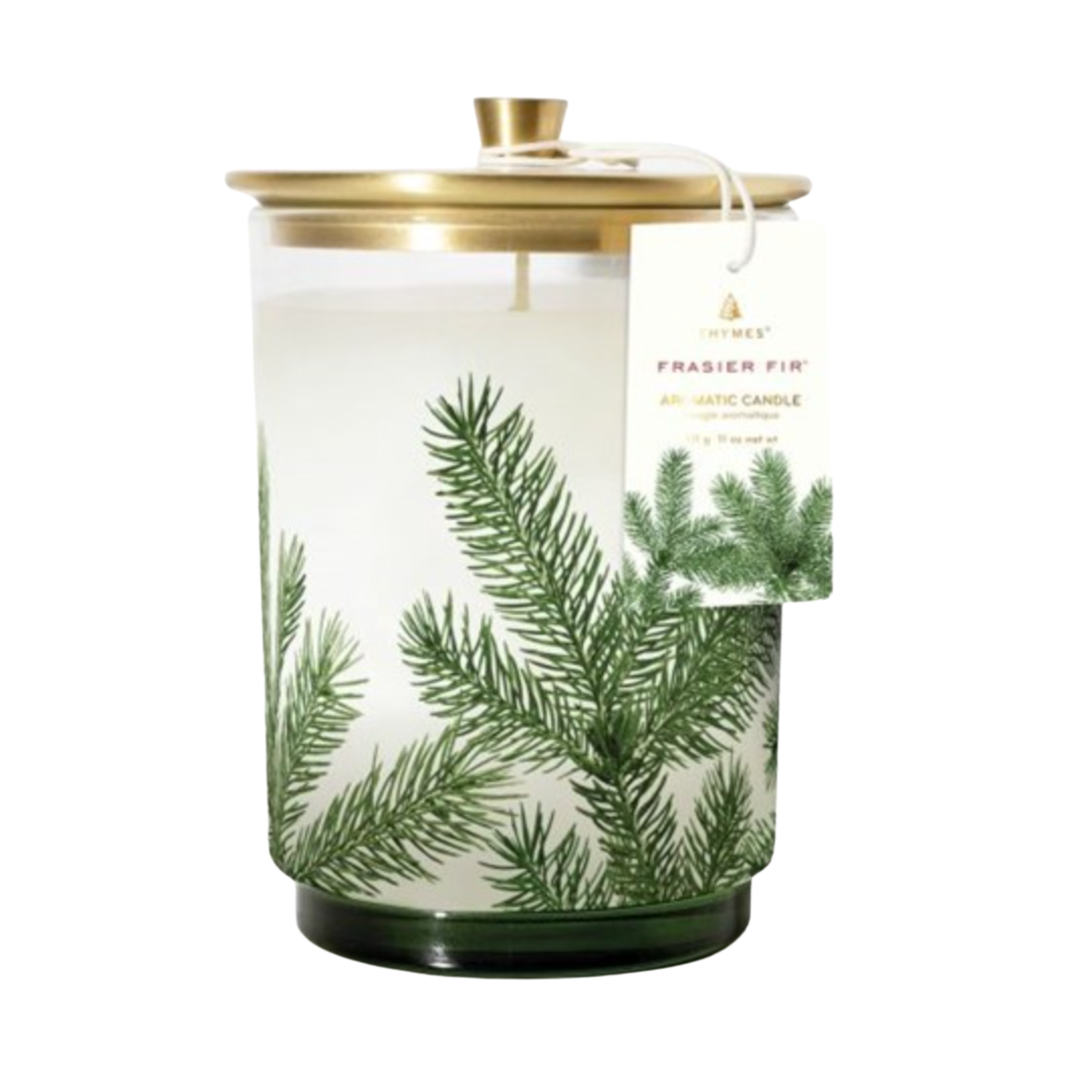 THYMES Frasier Fir Pine Needle Luminary Large Candle
