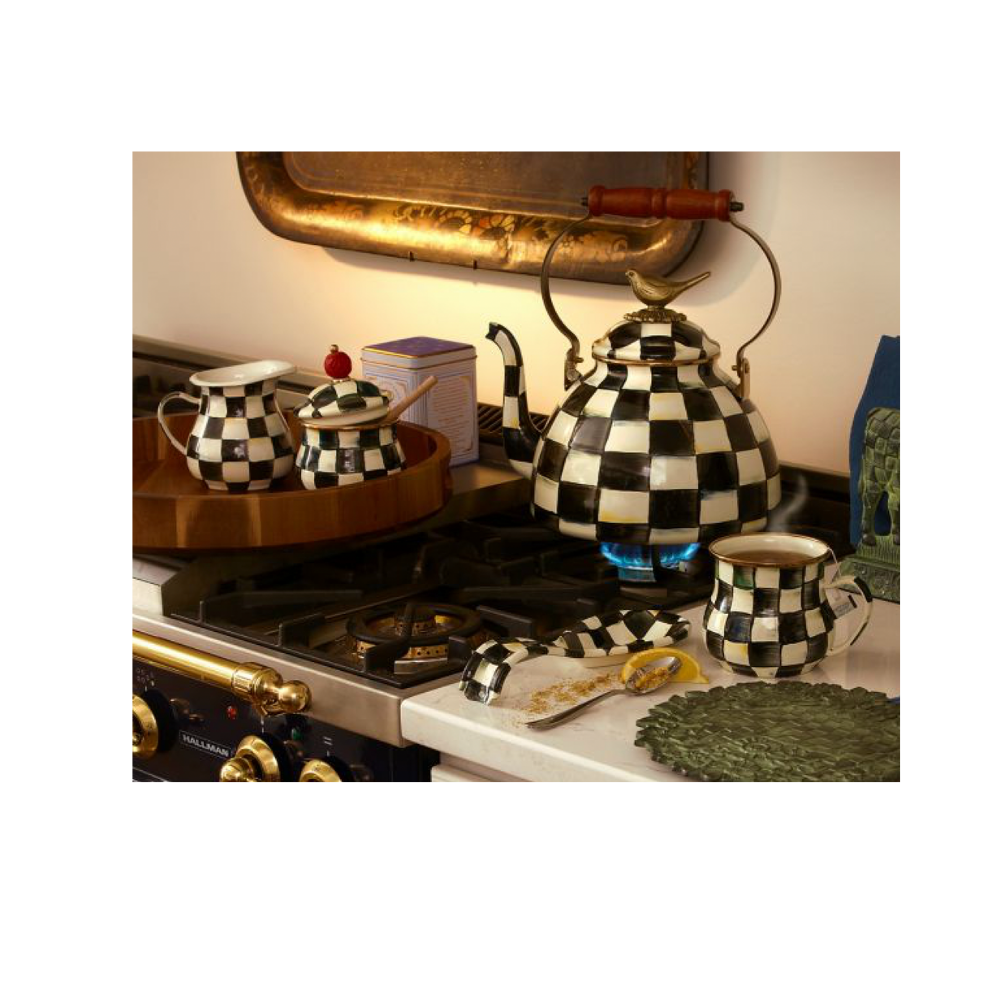 MACKENZIE CHILDS Courtly Check Creamer