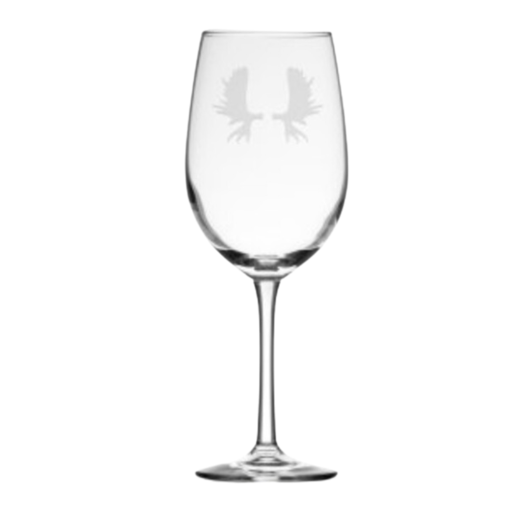 ROLF Moose Paddles White Wine Glass Default Title