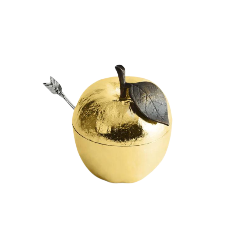 MICHAEL ARAM Apple Honey Pot in Gold With Spoon Default Title