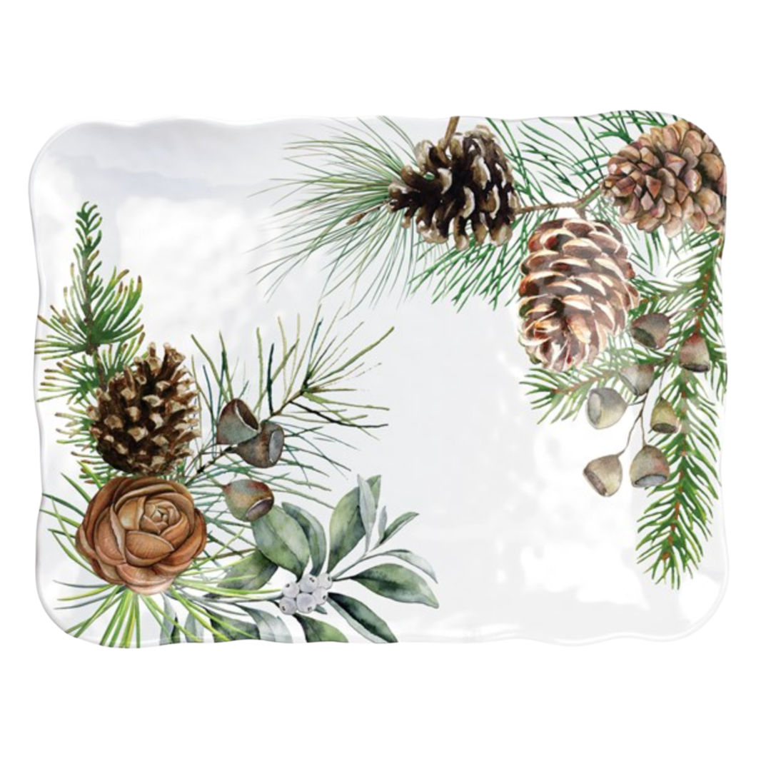 MICHEL DESIGN White Spruce Melamine Cookie Tray