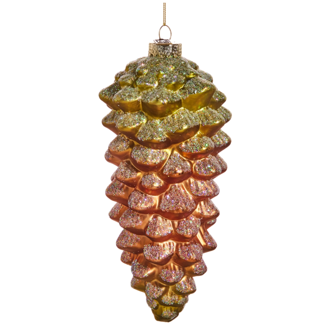 RAZ IMPORTS Brown Pinecone Ornament Default Title