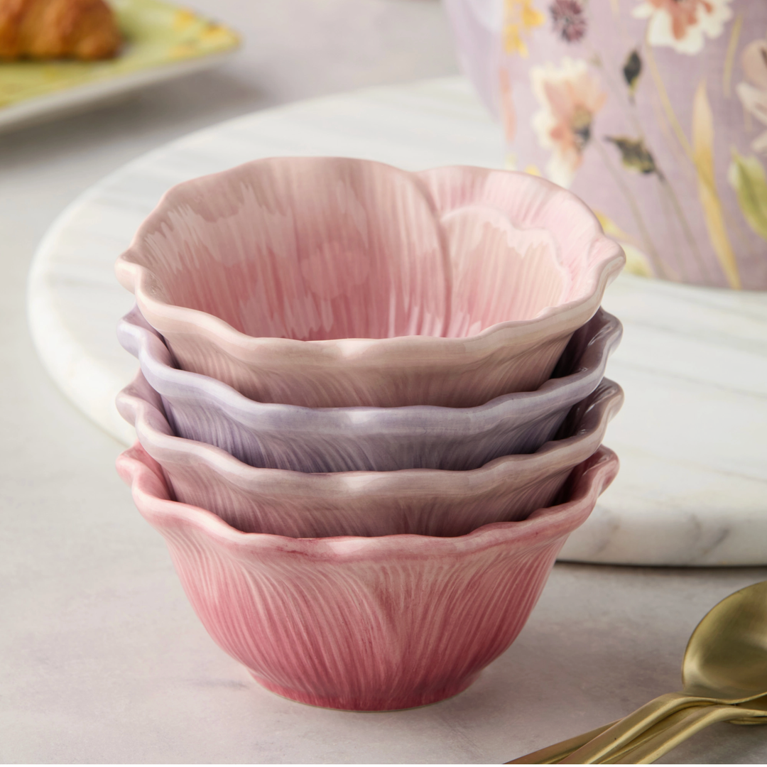 CERTIFIED INTERNATIONAL Wildflower 3-D Floral Ice Bowl