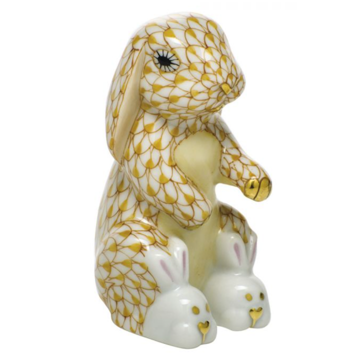 HEREND Bunny-Slippers BUTTERSCOTCH