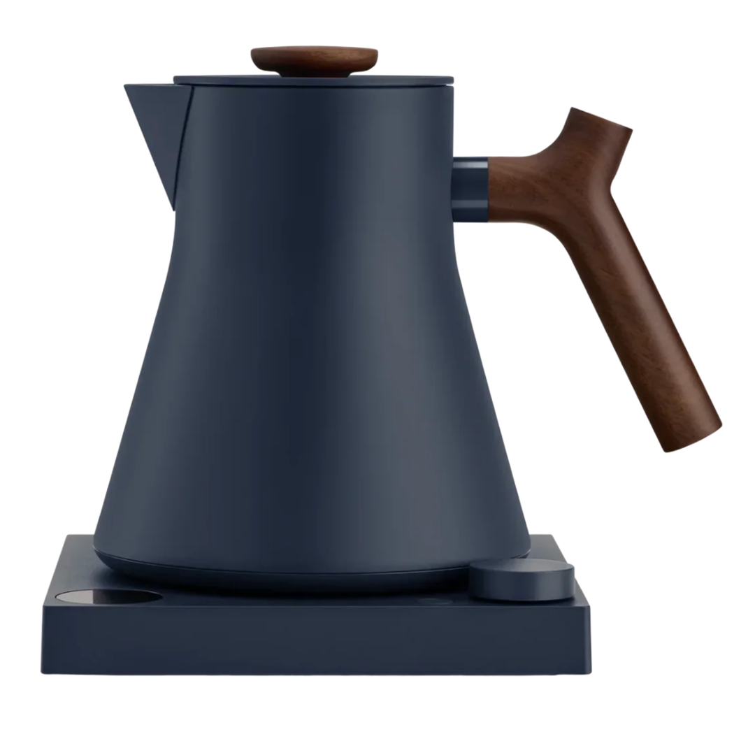 FELLOW Corvo Pro EKG Blue With Walnut Electric Kettle Default Title