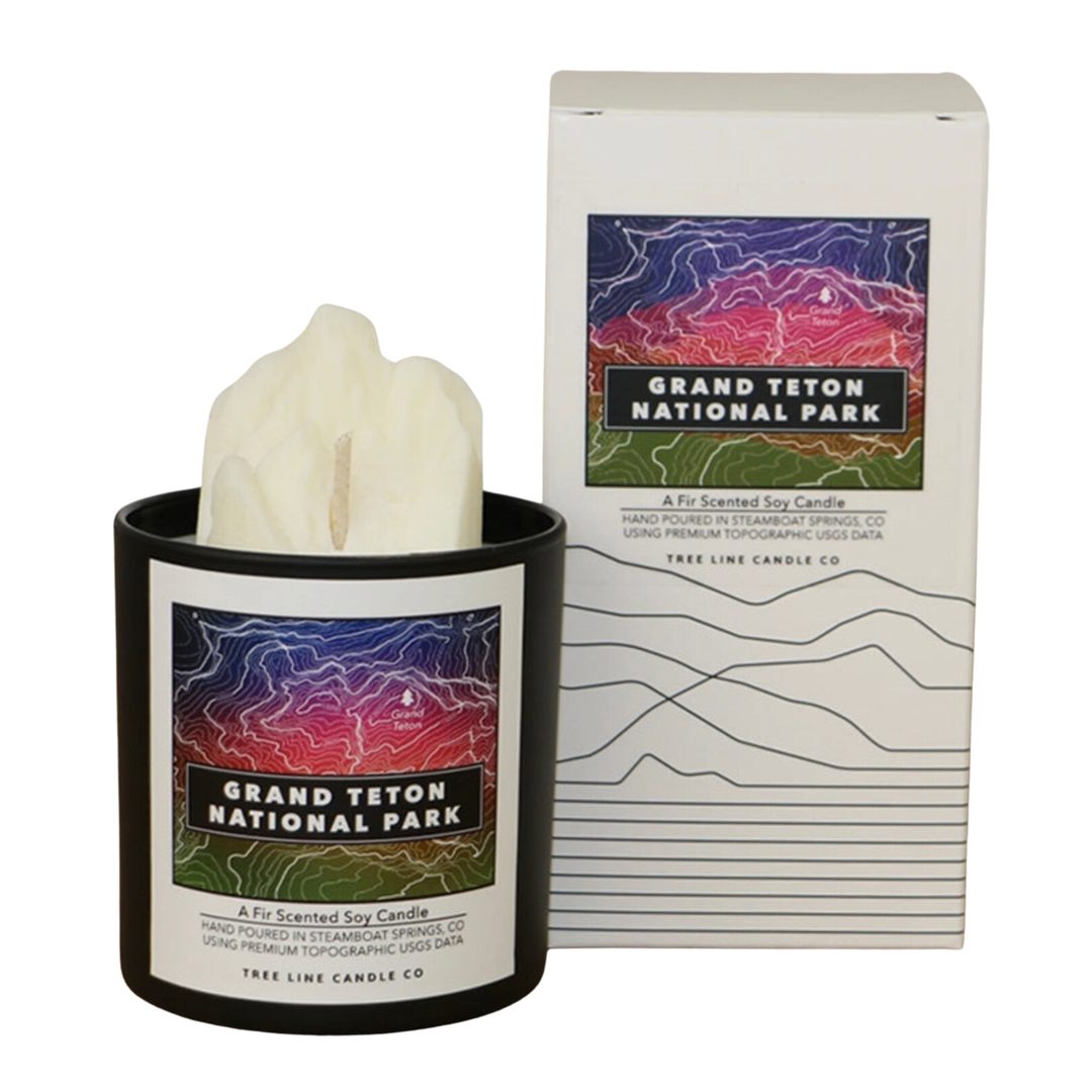 TREE LINE CANDLE CO Grand Teton National Park Fir Candle Default Title