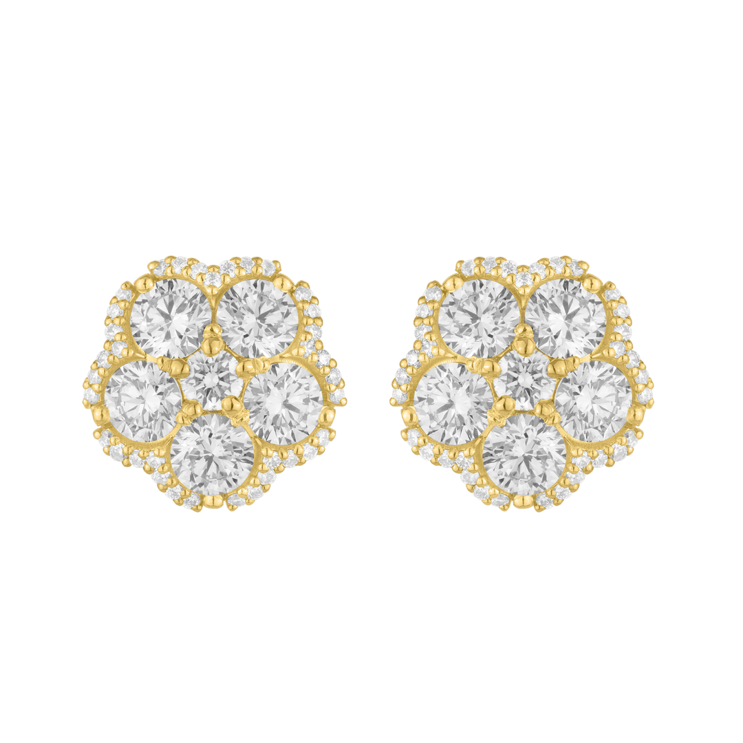 PAUL MORELLI 18K Yellow Gold And Diamonds Wild Child Stud Earrings Default Title