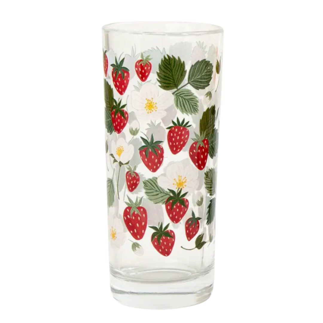 PAPER FARM PRESS Berry And Citrus Tall Strawberry Juice Glass