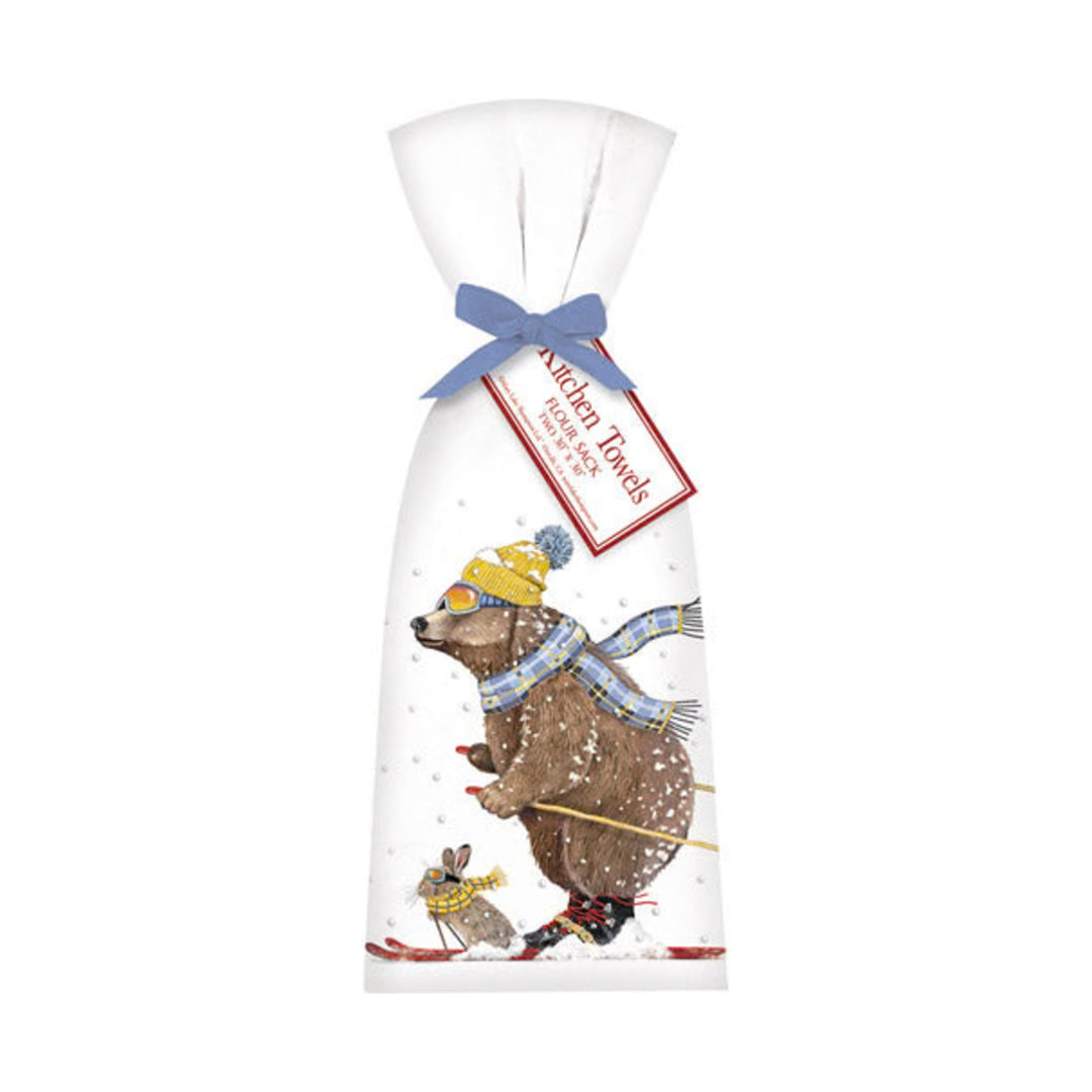 MARY LAKE THOMPSON Ski Bear Rabbit Towel Set Default Title