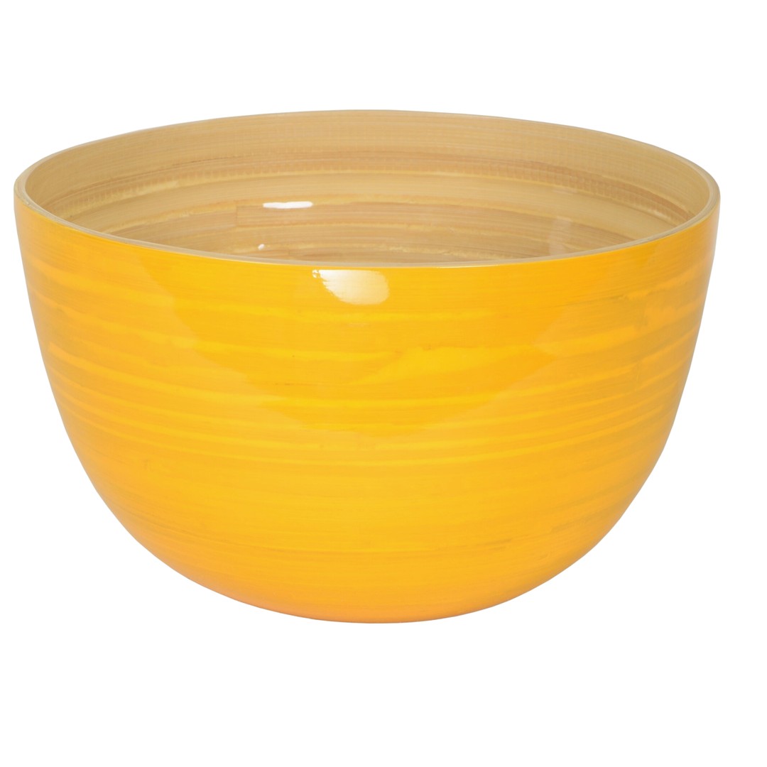 ALBERT L. Yellow Bamboo Family Bowl Default Title