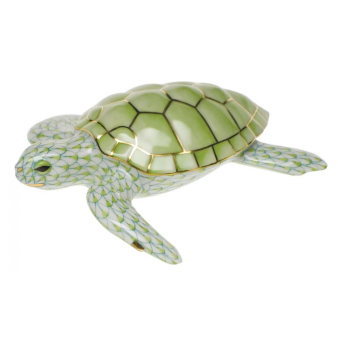 HEREND Loggerhead Turtle KEYLIME