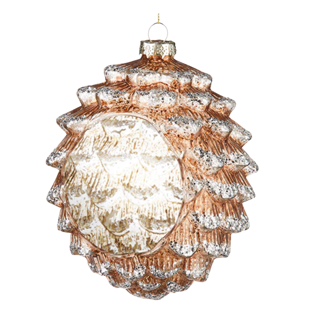 RAZ IMPORTS Pinecone Candle Holder Ornament Default Title
