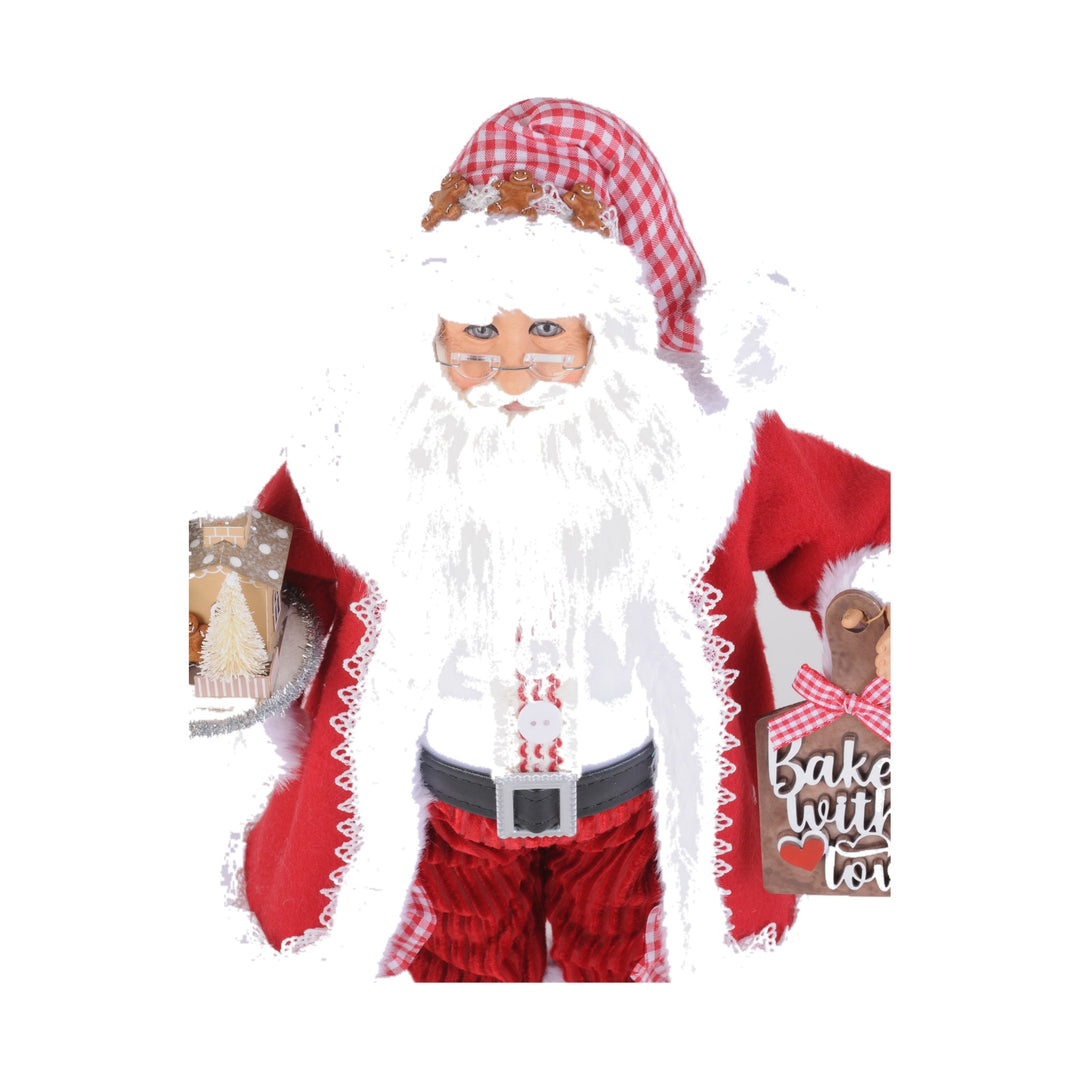 KAREN DIDION Baked with Love Santa Figure