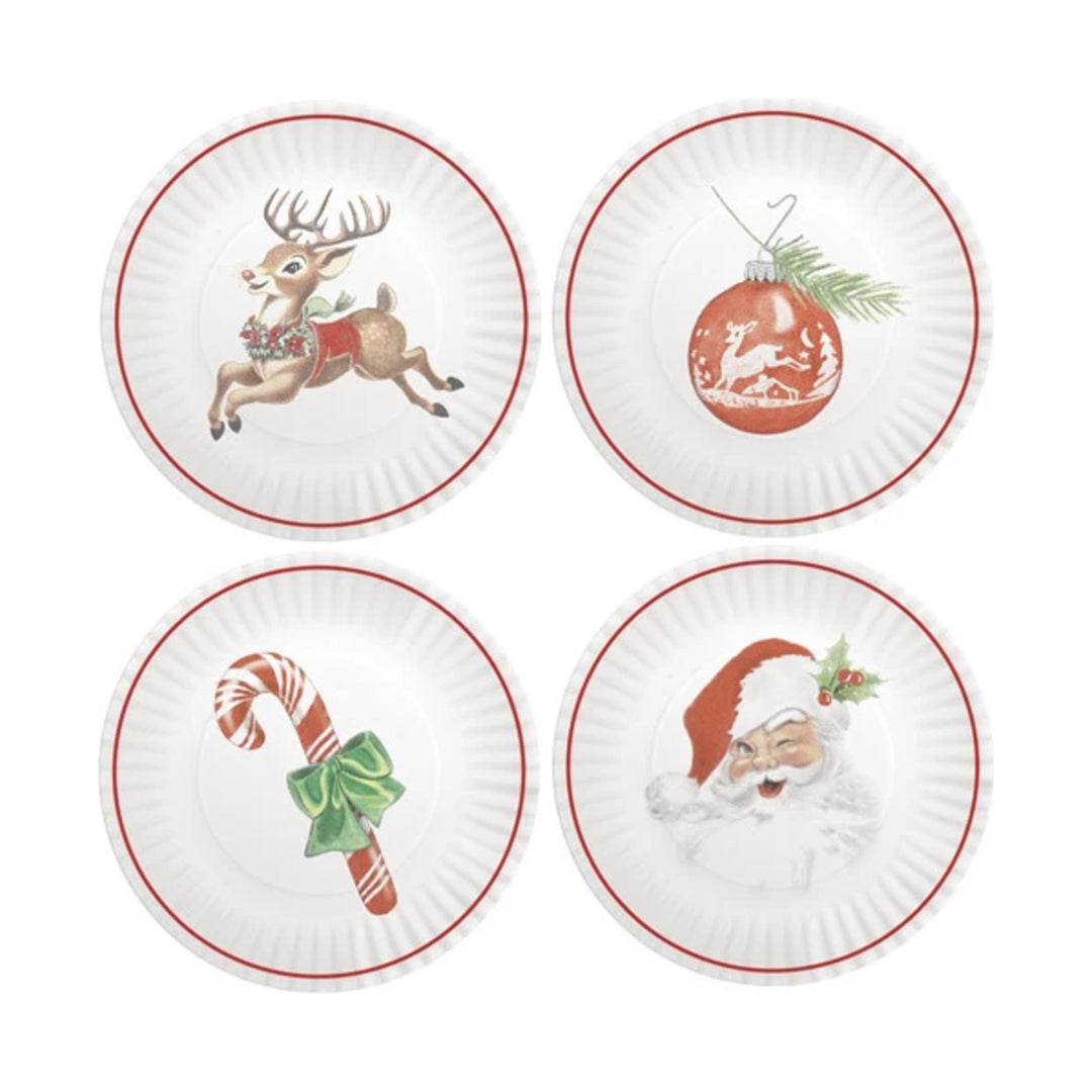 MARY LAKE THOMPSON Retro Holiday Melamine Plate Default Title