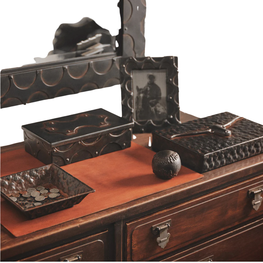 JAN BARBOGLIO Cuerno Largo Box With Leather Insert