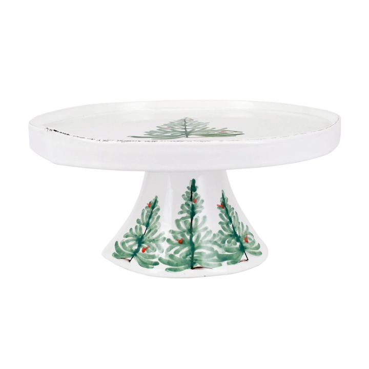 VIETRI Lastra Holiday Large Cake Stand Default Title