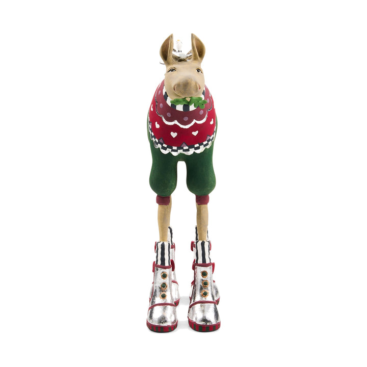 MACKENZIE CHILDS MacKenzie-Childs Patience Brewster Mooseltoe Maude Moose Figure