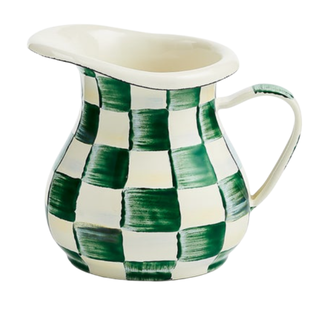 MACKENZIE CHILDS Emerald Check Creamer Default Title