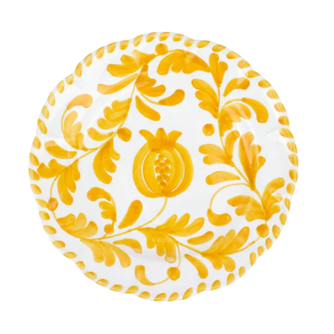 VIETRI Arezzo Yellow Salad Plate Default Title