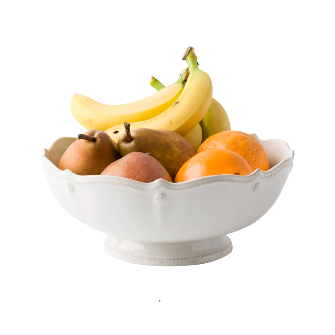 JULISKA Berry And Thread Whitewash Footed Fruit Bowl