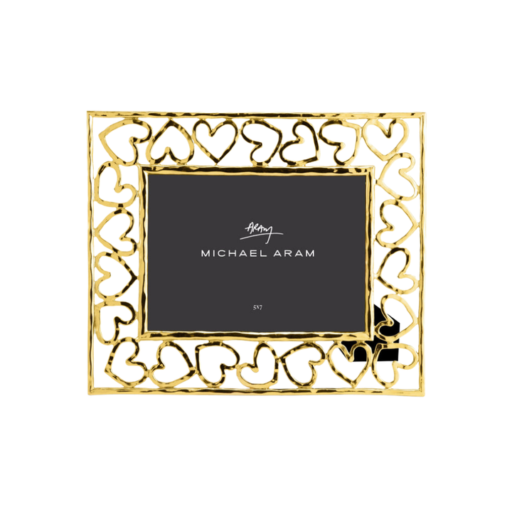 MICHAEL ARAM Gold Heart Frame GOLD / 5 X 7