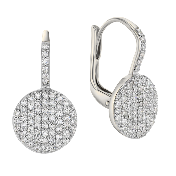 Phillips House Petite White Gold InfinityLeverback Earrings
