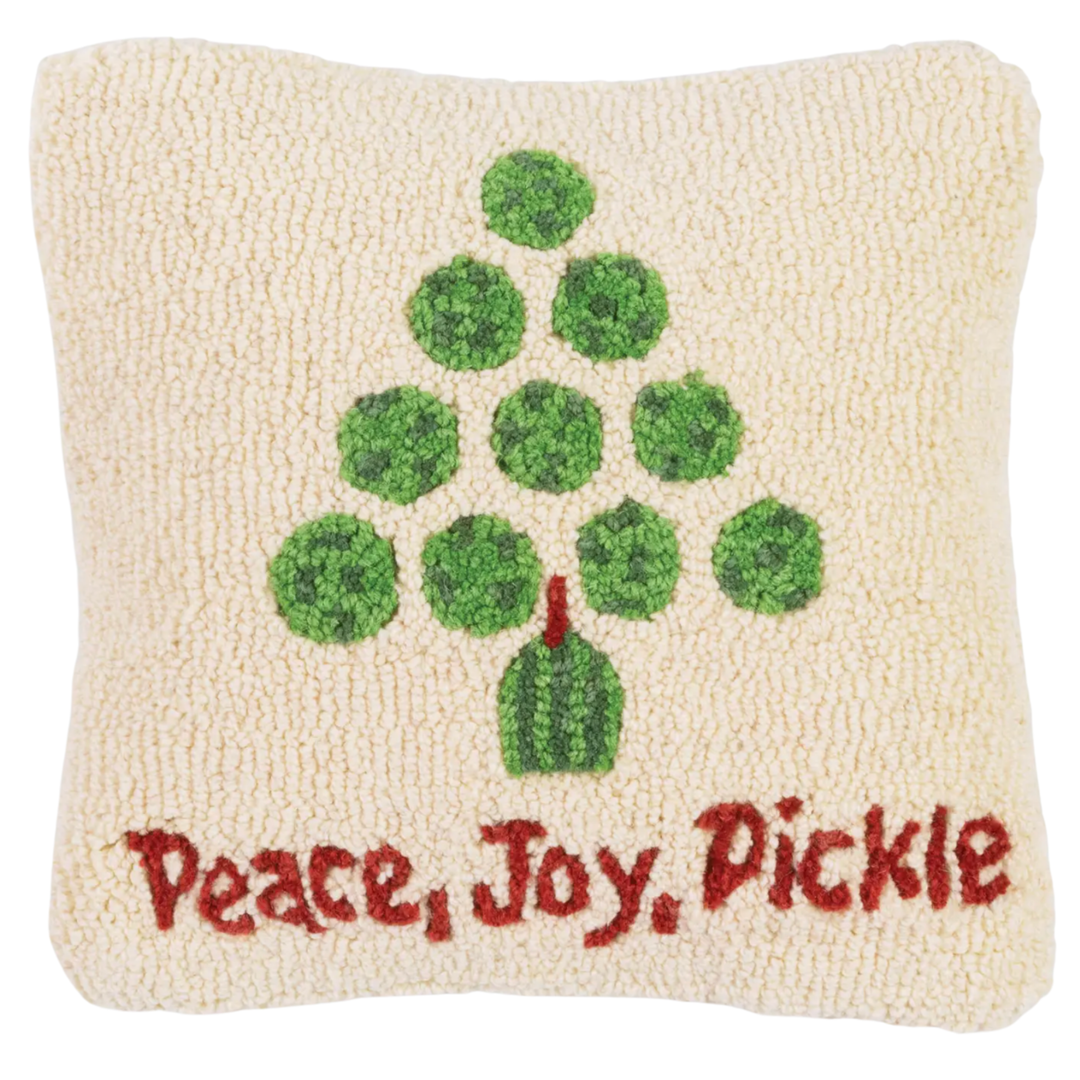 CHANDLER 4 CORNERS Pickle Ball Tree Wool Hook Pillow Default Title