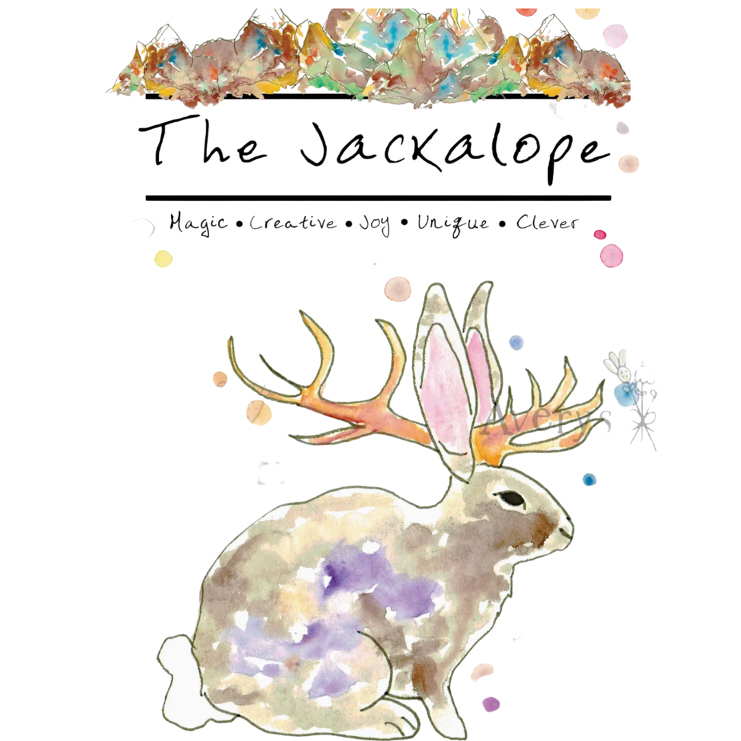 AVERY'S HOME Mountain Jackalope Kitchen Towel Default Title