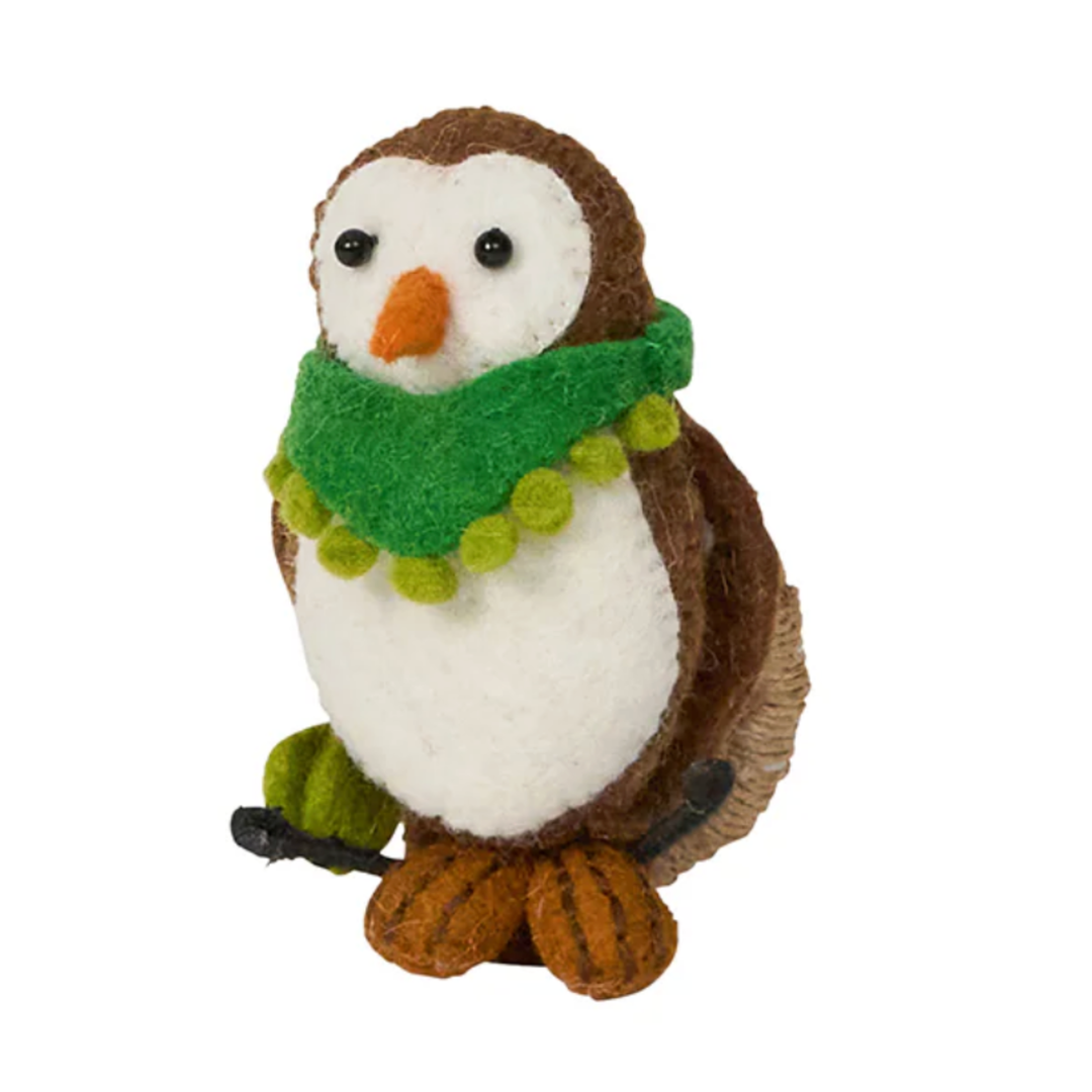 JULISKA Berry And Thread North Pole Owl Napkin Ring - Individually Sold