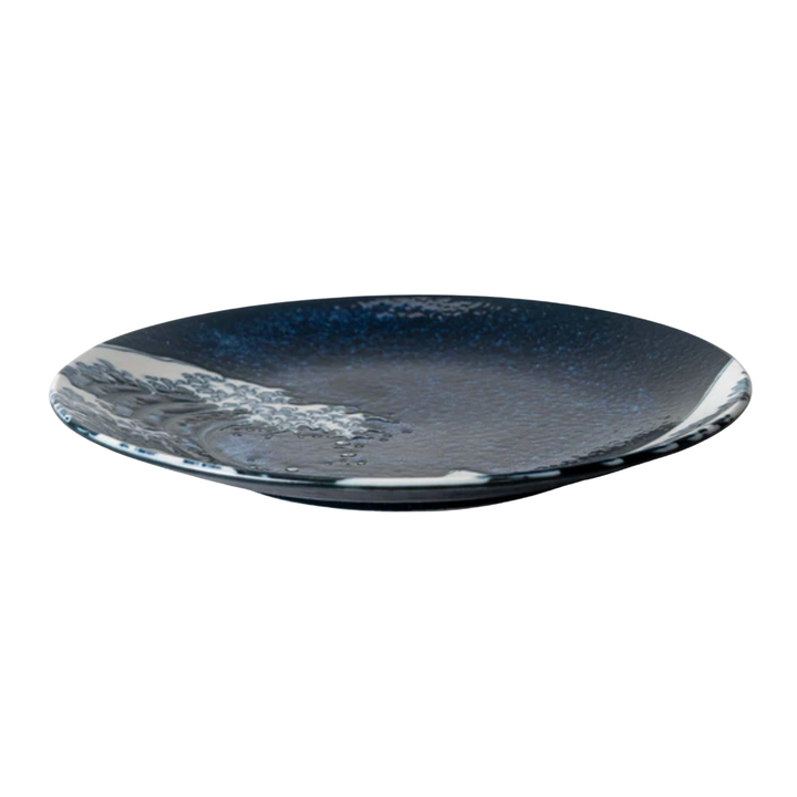URBAN TOKYO Kanagawa Great Wave Inspired Porcelain Appetizer Salad Plate