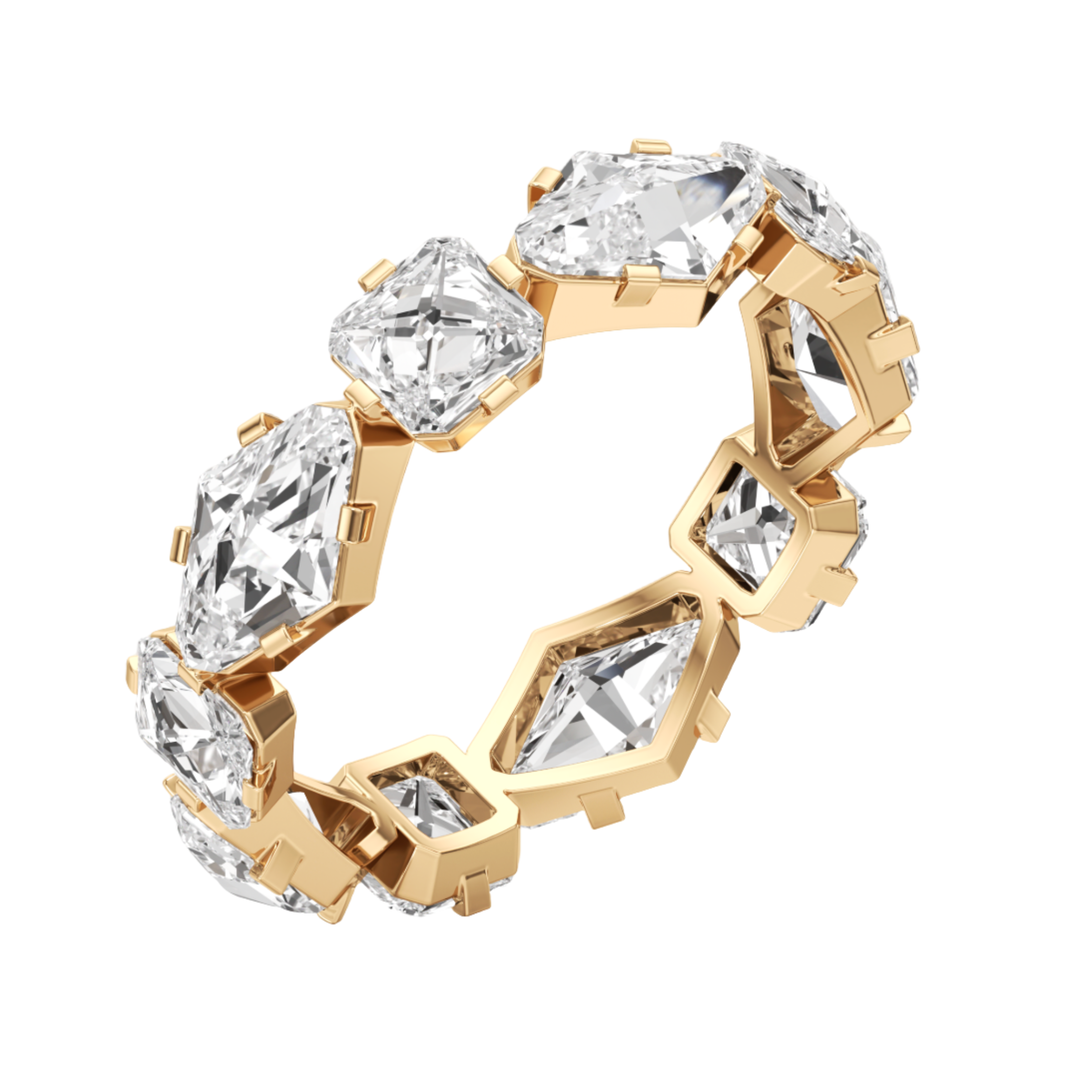 UNSAID Amour 18K Yellow Gold Diamond Band Ring Default Title