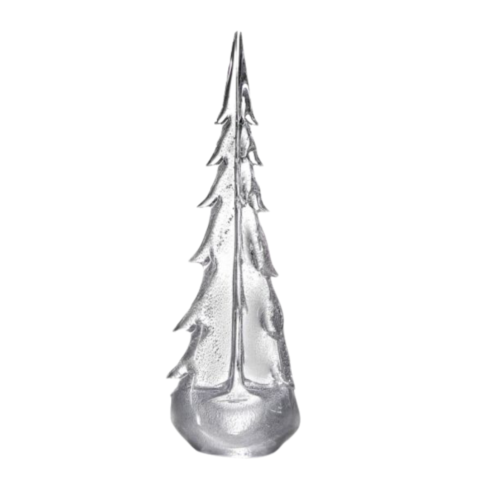 Evergreen 18" Silver Leaf Glass Tree
