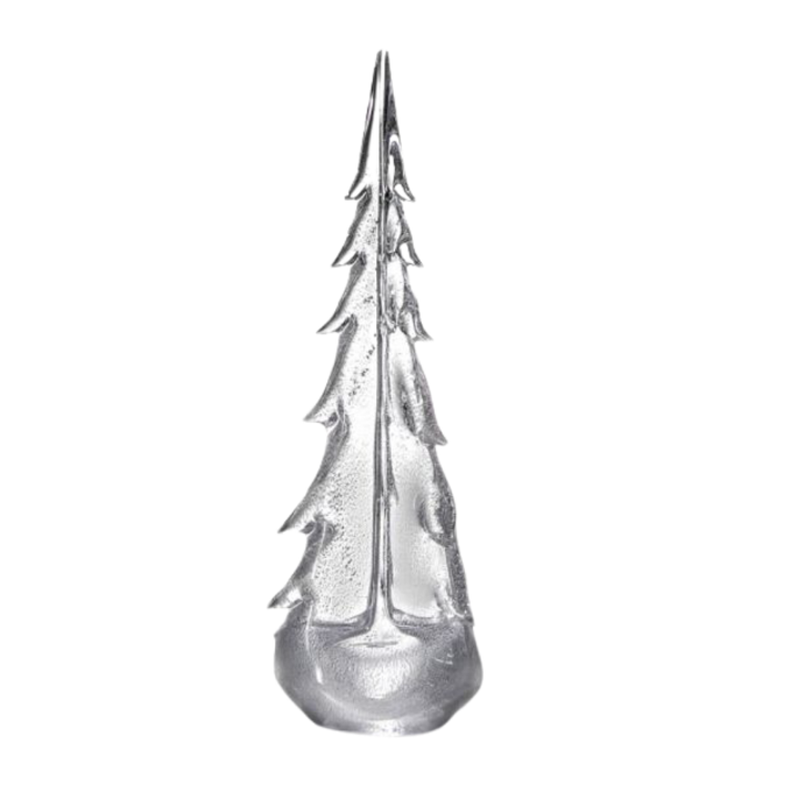 Evergreen 18" Silver Leaf Glass Tree