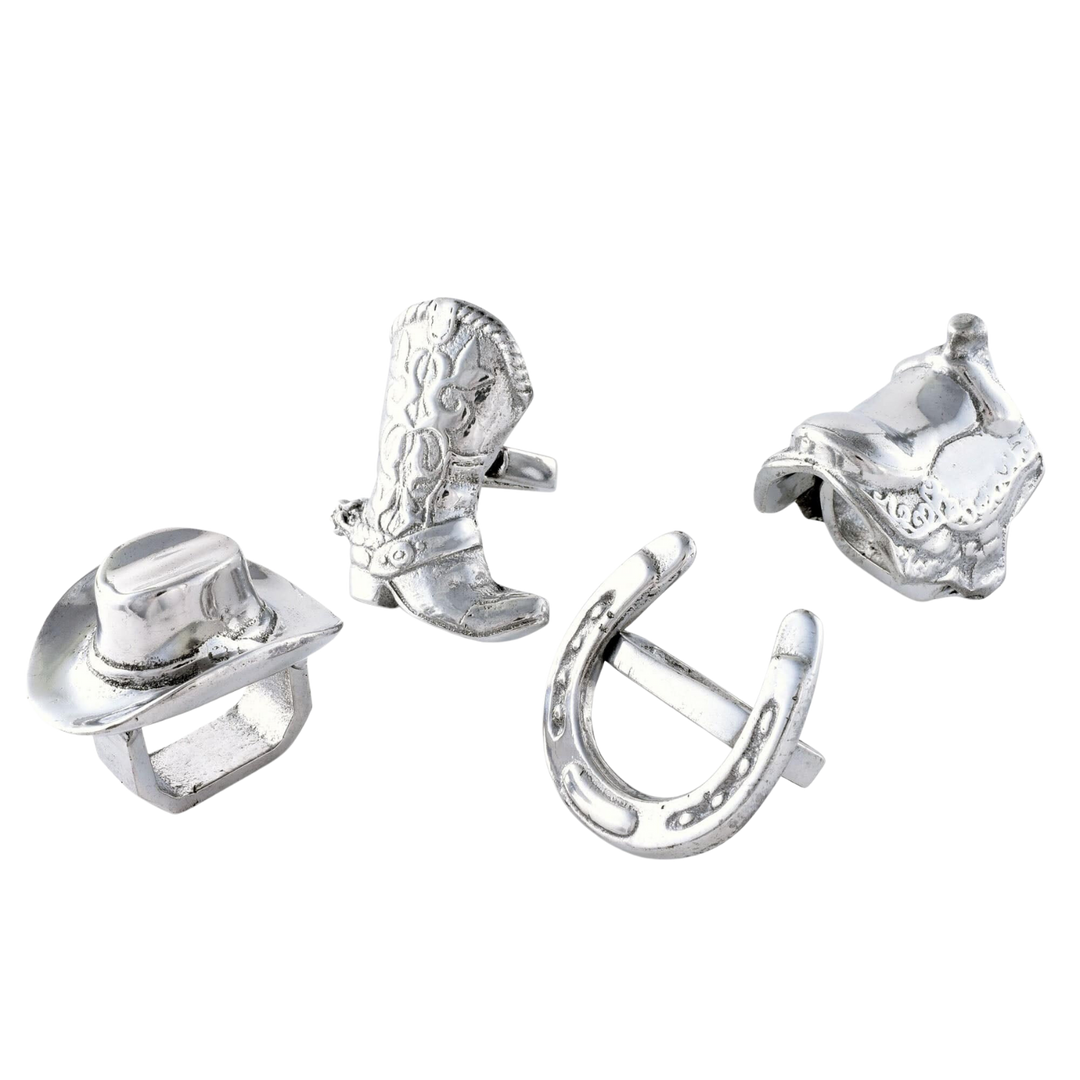 Individually Sold Wester Motif Napkin Rings