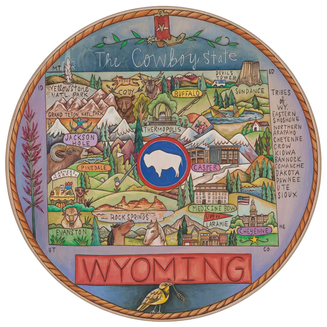 Forever West Wyoming Lazy Susan