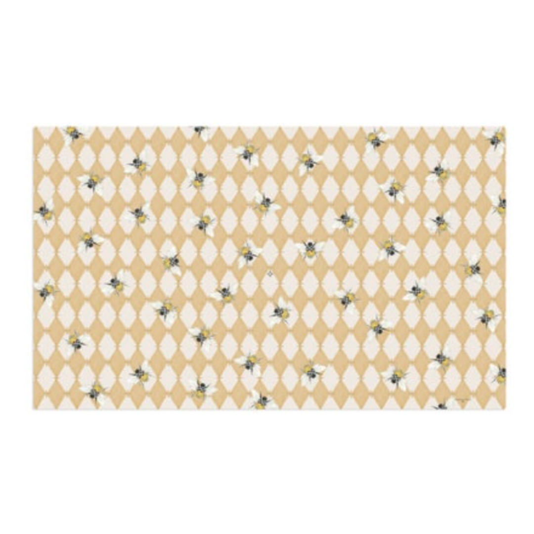 MACKENZIE CHILDS Honeycomb With Bees Floor Mat Default Title