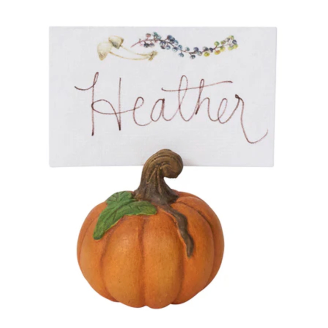 JULISKA Forest Walk Pumpkin Placecard Holder